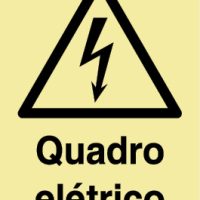 Sinal para quadro elétrico